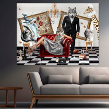 Cargar imagen en el visor de la galería, Arte Digital - Canvas COD-070 LOBOS