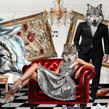 Cargar imagen en el visor de la galería, Arte Digital - Canvas COD-070 LOBOS