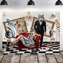 Cargar imagen en el visor de la galería, Arte Digital - Canvas COD-070 LOBOS