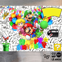 Cargar imagen en el visor de la galería, Banner para Fiesta - GB-006 Mario Bros